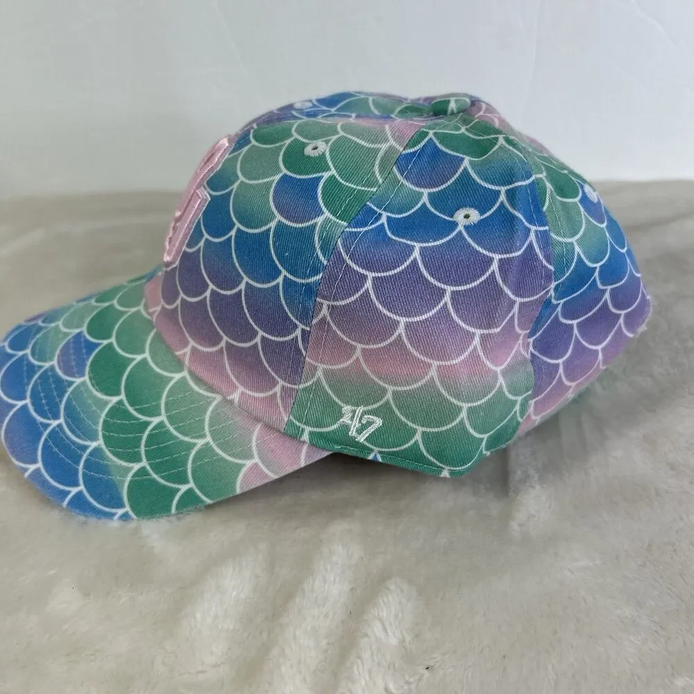 Oklahoma Sooners Hat Cap Strap Back Youth Turquoise NCAA College Mermaid Pastel